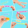 Dioju 200 Pcs Mochi Squishy Toy, Mini Kawaii Squishies Bulk Sensory Fidget Toys Goody Bag Party Favors for Kids, Classroom Prizes Pinata Filler Carnival Stocking Stuffers Christmas Birthday Gifts view 2