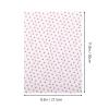5 Sheets Miniature Dollhouse Wallpaper Peel and Stick Decals, Assorted Floral Wall Stickers for Mini House Living Room and Bedroom Decoration view 2