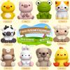 Learning Toys for 1,2,3 Year Old Toddlers, 20Pcs Farm Animals Toys Montessori Counting, Matching & Sorting Fine Motor Games, Christmas Birthday Easter Gift for Baby Boys Girls Age 12-18 Months view 2