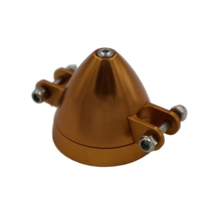 D38xH34mm Aluminum Folding Prop Spinner 3.00mm/3.17mm/4.0mm Brushless Motor Shaft with Adaptor 6mm RC Airplane Replacement Parts (Color : D38xH34xd4.00mm)