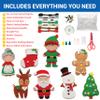 Craftorama Sewing Kit for Kids, Fun and Educational Christmas Craft Set for Boys and Girls Age 7-12, Sew Your Own Felt Christmas Set Craft Kit for Beginners, 165 Piece Set view 2