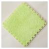 10 Pieces Plush Puzzle Foam Floor Mat,Soft Fluffy Interlocking Foam Tiles,10 Tiles/9.7 Sq.Ft Area Rugs,12"X12" Carpet Squares for Classroom Home Winter,Light Green view 1