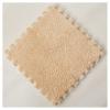 10 Pieces Plush Puzzle Foam Floor Mat,Soft Fluffy Interlocking Foam Tiles,10 Tiles/9.7 Sq.Ft Area Rugs,12"X12" Carpet Squares for Classroom Home Winter,Camel view 1
