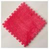 10 Pieces Plush Puzzle Foam Floor Mat,Soft Fluffy Interlocking Foam Tiles,10 Tiles/9.7 Sq.Ft Area Rugs,12"X12" Carpet Squares for Classroom Home Winter,Rose view 1