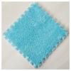10 Pieces Plush Puzzle Foam Floor Mat,Soft Fluffy Interlocking Foam Tiles,10 Tiles/9.7 Sq.Ft Area Rugs,12"X12" Carpet Squares for Classroom Home Winter,Blue view 1