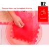 10 Pieces Plush Puzzle Foam Floor Mat,Soft Fluffy Interlocking Foam Tiles,10 Tiles/9.7 Sq.Ft Area Rugs,12"X12" Carpet Squares for Classroom Home Winter,Black view 4