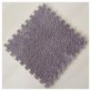 10 Pieces Plush Puzzle Foam Floor Mat,Soft Fluffy Interlocking Foam Tiles,10 Tiles/9.7 Sq.Ft Area Rugs,12"X12" Carpet Squares for Classroom Home Winter,Grey view 1