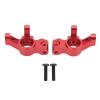 2Pcs Racing Rear Hub Carrier Set,Aluminum Alloy Rear Knuckle Arm Hub Carrier for 4 Tec 2.0 3.0 1/10 RC Car Upgrade Parts Accessories(Red),car Model Accessories view 1