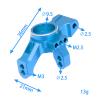 2Pcs Racing Rear Hub Carrier Set, Aluminum Alloy Rear Knuckle Arm Hub Carrier for 4 Tec 2.0 3.0 1/10 RC Car Upgrade Parts Accessories(Blue), car Model Accessories view 2