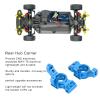 2Pcs Racing Rear Hub Carrier Set, Aluminum Alloy Rear Knuckle Arm Hub Carrier for 4 Tec 2.0 3.0 1/10 RC Car Upgrade Parts Accessories(Blue), car Model Accessories view 3