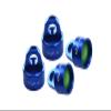 Aluminum 6061-T6 Damper Top Cap For GPM Optional And Original Shock Absorbers For Traxxas 1/8 4WD Sledge Monster Truck 95076-4 - 4Pc Set Blue view 1