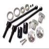 Hard Steel Front Or Rear Extend CVD Shaft (110mm) With Aluminum Wheel Lock & Hex Claw For Traxxas 1/10 Maxx With WideMAXX Monster Truck 89086-4 - 18Pc Set Silver view 1