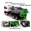 Gemini&Genius Cement Truck Toy for Kids, Construction Vehicle Heavy Duty Cement Mixer Truck for Pretend Play, 1/50 Scale Diecast Alloy Vehicles Toy for Kids view 2