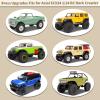 Hobbypark Front Steering Knuckles Wheel Weights Diff Cover Front Rear Extended 7mm Wheel Hex Hubs Adapters for Axial SCX24 Upgrades Set 1/24 RC Crawler Car view 4