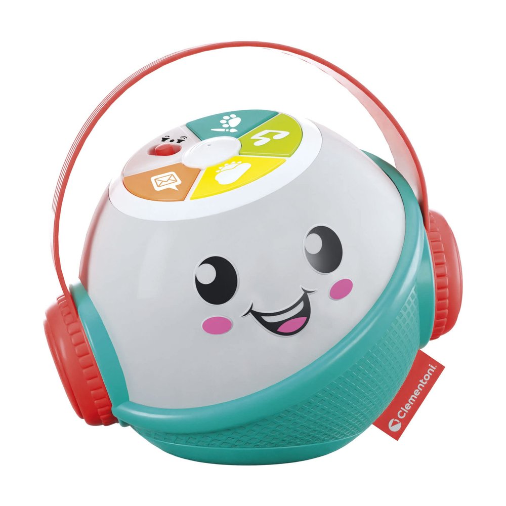 Clementoni - Dixi Children's Words Game 9 Months, Educational Early Childhood, Italian Speaking Electronic with Music and Nursery Rhymes, Multicolor, 17735