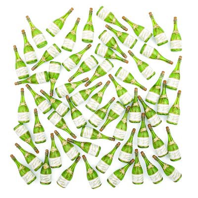 Bulk Champagne Bubble Bottles, 48 Pieces, Wedding, Reception and Grand Event Party Favors