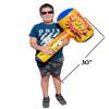 AMERICAN WIT Huge Super Hero Inflatable Bopper (30" x 17") Suprehero Inflate Hammer, Mullet for Play Fights and Action (1 Pack) view 2
