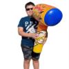 AMERICAN WIT Huge Super Hero Inflatable Bopper (30" x 17") Suprehero Inflate Hammer, Mullet for Play Fights and Action (1 Pack) view 3