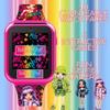 Accutime Kids Rainbow High Educational Learning Touchscreen Pink Smart Watch Toy with Multicolor Strap for Girls, Boys, Toddlers - Selfie Cam, Games, Alarm, Calculator, Pedometer (Model: RNB4017AZ) view 2