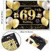 69th Birthday Banner - Decorations for Men's Party view 2