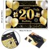 20th Birthday Banner - Decorations for Men's Party view 2