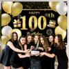 100th Happy Birthday Banner - Decorations for Men - Party Backdrop view 3