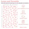 Baby Burp Cloths for Boys and Girls - 7 Pack Large 100% Organic Cotton - Double Layered Extra Absorbent Burp Rags, Pink view 3