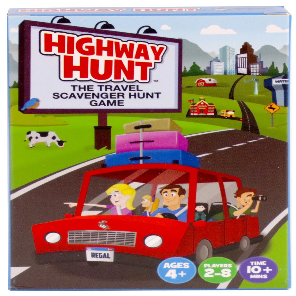 Regal Games Travel Outdoor Scavenger Hunt Games for Kids Ages 4, 5, 6, 7, 8, 9, 10, 11, 12 - Outdoor & Nature Family Hunt Games for Road Trips - 2-8 Players - 54 Scavenger Hunt Cards