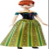 Mattel Disney Frozen Toys, Singing Anna Doll with Signature Clothing, Sings For the First Time in Forever from the Movie Frozen view 4