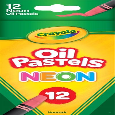 Crayola 1587143 Neon Oil Pastels Set of 12