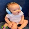 ZIPZ Baby & Toddler Earmuffs - ANSI-Certified Noise Protection, Audiologist-Recommended, Interchangeable Shells (0-4 Yrs) - Blue view 4