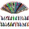 Chivao 24 Pcs Snake Slap Bracelets Reptile Party Favor Snake Snap Bracelets Animal Serpent Bracelet Reptile Birthday Party Supplies for Kids Parties Favors Christmas Gift, 24 Assorted Designs view 1