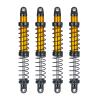 Que-T 4pcs Aluminum Alloy RC Shock Absorber for Axial Scx10 90046 D90 Trx4 Wraith 1/10 Crawler Car (110mm) view 1