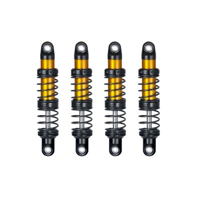 Que-T 4pcs Aluminum Alloy RC Shock Absorber for Axial Scx10 90046 D90 Trx4 Wraith 1/10 Crawler Car (70mm)