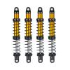 Que-T 4pcs Aluminum Alloy RC Shock Absorber for Axial Scx10 90046 D90 Trx4 Wraith 1/10 Crawler Car (100mm) view 1
