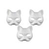 Alipis Diy Hand Painted Blank Cat Face Mask for Kids Paintable Paper Mache Animal Mask for Halloween Masquerade Costume Party and Classroom Creative Play 6.7X7 Inch Lightweight view 1