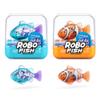 Robo Alive Robo Fish Robotic Swimming Fish (Teal + Orange) by ZURU Water Activated, Changes Color, Comes with Batteries, Amazon Exclusive (2 Pack) Series 3 view 1