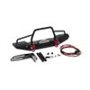 Treehobby RC Model Metal Front Bumper with 2 LED Light - Compatible with 1/10 RC Crawler Car Traxxas TRX4, Axial SCX10 Upgrade Parts view 2