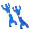 4Pack Treehobby Metal Upper arm Swing arm Compatible with 1/10 Redcat Blackout XTE XBE SC Blackout SCBlackout SC ProBlackout xbeBlackout xbe ProBlackout XTEBlackout XTE Pro(Blue) view 4