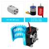 Hobby Fans RC Motor Heat Sink with 5V Cooling Fan Fit 370 380 390 2838 2858 2845 Size Brushless Motor Heatsink for 1/14 1/16 1/18 RC Car Truck Buggy Crawler view 2