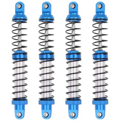 Treehobby 4Pcs Metal Shock Absorbers Oil Damper Adjustable RC Crawler Shock RC Damper Springs Compatible With 1/10 Axial SCX10 II 90046 Traxxas TRX4 RC4WD D90 TRX6 Redcat Gen 8 RC Crawler Car(100MM)