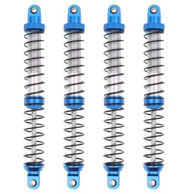 Treehobby 4Pcs Metal Shock Absorbers Oil Damper Adjustable RC Crawler Shock RC Damper Springs Compatible With 1/10 Axial SCX10 II 90046 Traxxas TRX4 RC4WD D90 TRX6 Redcat Gen 8 RC Crawler Car(120MM)