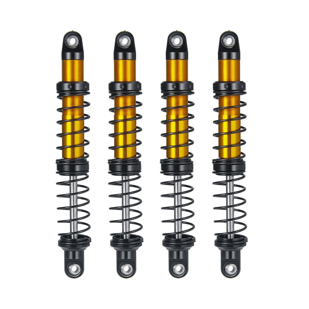 RC-Hub Aluminum Shock Absorber Oil Damper 70/80/90/100/110/120mm for 1/10 Axial SCX10 90046 TRX4 TRX6 RC Crawler Car (100mm)