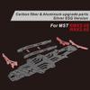 Carbon Fiber and Aluminum Upgrade Kit for MST RMX2.0S and RRX2.0S 1:10 RC Drift Car Silvery SSG verson view 2