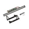 Treehobby Exquisite Colorful 50 LED Car Roof Light Double Row LED Light Front Bumper Lamp Wrangler Bracket Compatible with 1/10 1/8 Traxxas HSP Redcat HPI Axial Tamiya RC Model Car Upgrade Parts view 1