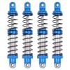 Treehobby 4Pcs Metal Shock Absorbers Oil Damper Adjustable RC Crawler Shock RC Damper Springs Compatible With 1/10 Axial SCX10 II 90046 Traxxas TRX4 RC4WD D90 TRX6 Redcat Gen 8 RC Crawler Car (80MM) view 1