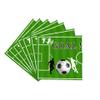 38pcs Soccer Theme Party Decor Supplies Include Soccer Happy Birthday Pennant Banner Goal Tablecloth 7inch Disposable Paper Plates Napkins for Boys Birthday Sports Soccer Event Party Home Decorations view 2