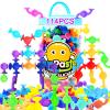 CreateView 114pcs Suction Cup Bath Toys for Kids Toddlers Family Game - Preschool Learning Sensory Montessori Classroom Stocking Stuffers for Ages 3-8 Bathtub Window Toys for Autism view 1