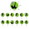 13pcs Soccer Theme Party Decor Supplies Include Soccer Happy Birthday Banner Goal Garland Soccer Ball Cupcake Toppers for Children Boys Birthday Sports Soccer Event Party Home Club Decorations view 4