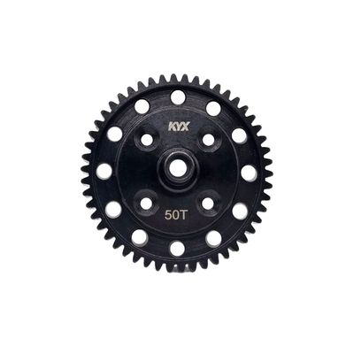 KYX Racing Hardened Steel Transmission Gear Spur Gear 50T Plate Diff Upgrades Accessories for 1/7 1/8 RC Crawler Car Arrma Karton Fireteam Mojave